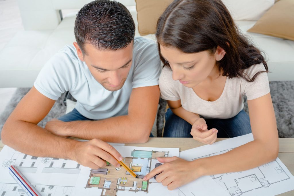 People buying new construction home